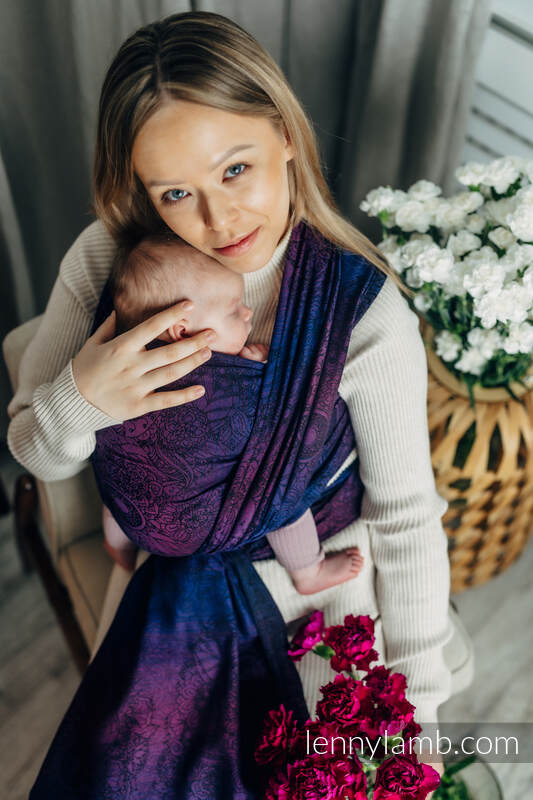 Lenny Lamb - Тъкан слинг-шал WILD WINE BOUQUET L B