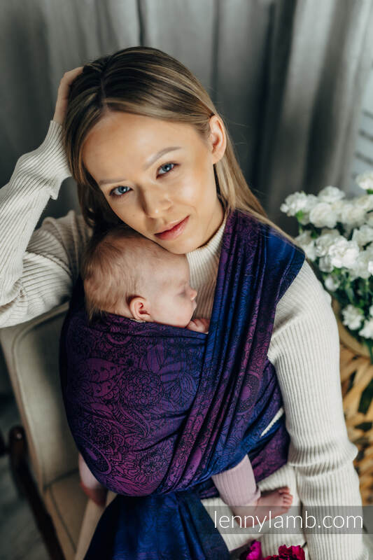 Lenny Lamb - Тъкан слинг-шал WILD WINE BOUQUET L B