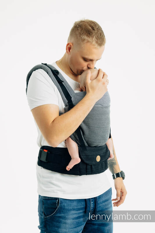 Lenny Lamb - LennyUpGrade PRO Carrier PRO LITTLE HERRINGBONE OMBRE GREY