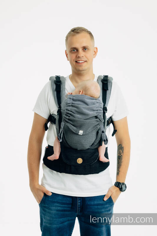 Lenny Lamb - LennyUpGrade PRO Carrier PRO LITTLE HERRINGBONE OMBRE GREY