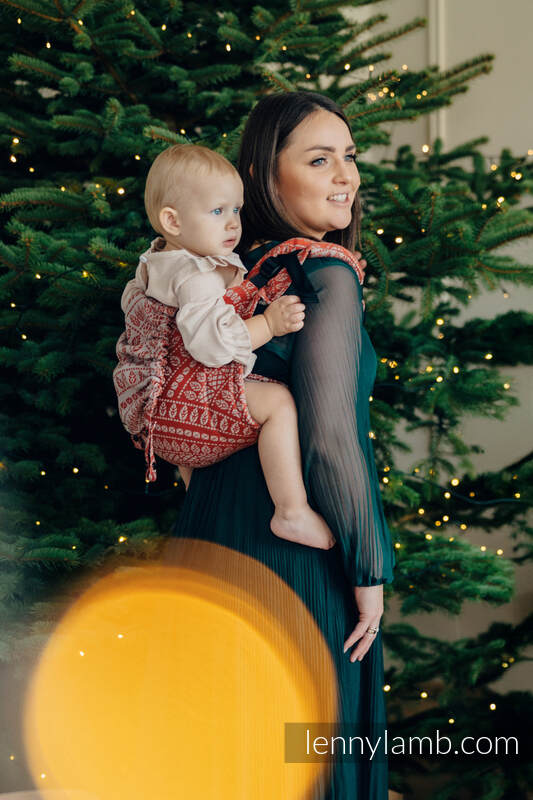 Lenny Lamb - Lenny Buckle Onbuhimo PRO baby carrier PRO PEACOCK S TAIL HOLIDAY