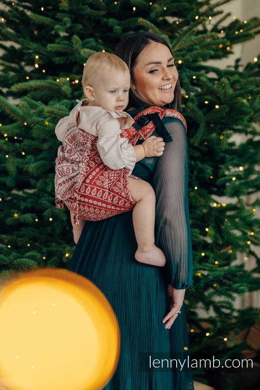 Lenny Lamb - Lenny Buckle Onbuhimo PRO baby carrier PRO PEACOCK S TAIL HOLIDAY