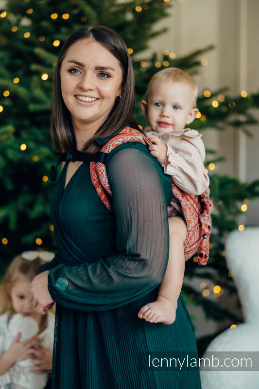 Lenny Lamb - Lenny Buckle Onbuhimo PRO baby carrier PRO PEACOCK S TAIL HOLIDAY