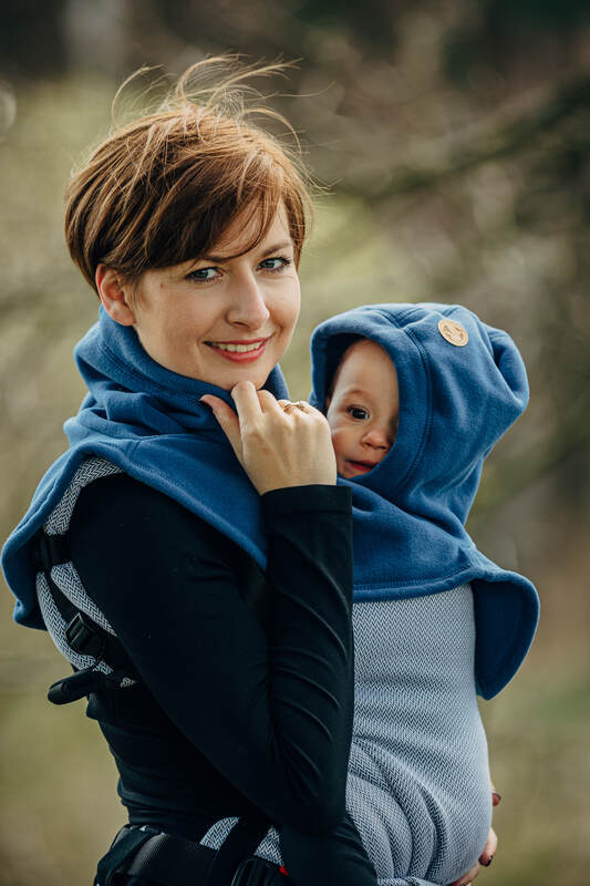 Lenny Lamb - Turtleneck for a child and mom (fleece) - Blue (grade B) B