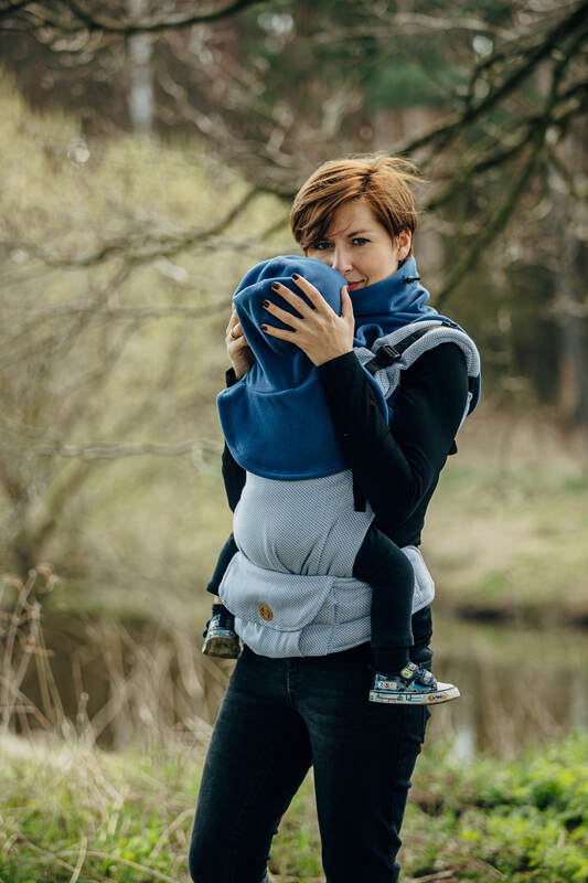 Lenny Lamb - Turtleneck for a child and mom (fleece) - Blue (grade B) B