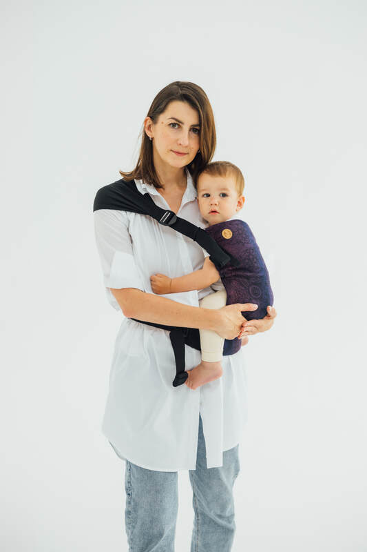 Lenny Lamb - LennyHip Carrier (1/2 of LennyTwin Carrier) WILD WINE BOUQUET B