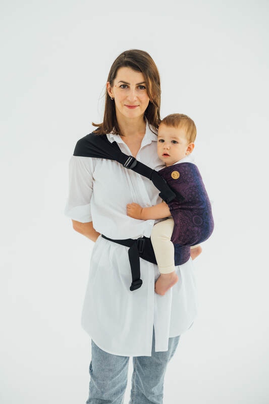 Lenny Lamb - LennyHip Carrier (1/2 of LennyTwin Carrier) WILD WINE BOUQUET B