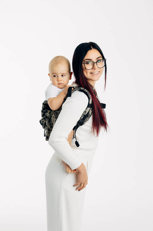 Lenny Lamb - Lenny Buckle Onbuhimo PRO baby carrier PRO QUEEN OF THE NIGHT PAMINA