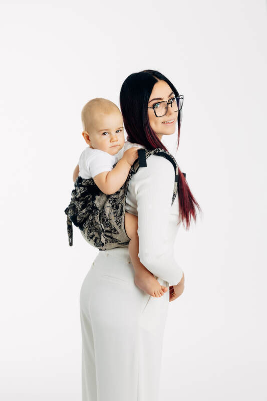 Lenny Lamb - Lenny Buckle Onbuhimo PRO baby carrier PRO QUEEN OF THE NIGHT PAMINA