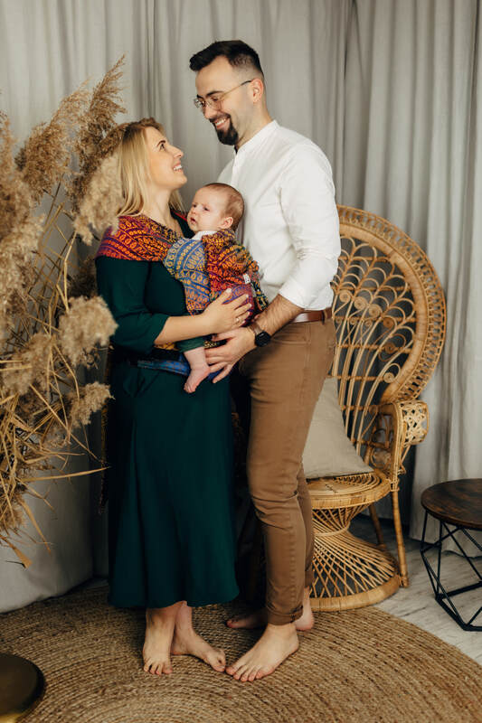 Lenny Lamb - LennyHybrid Half Buckle Carrier PEACOCK S TAIL BOLERO