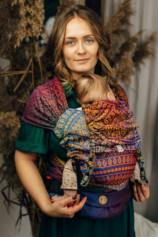 Lenny Lamb - LennyHybrid Half Buckle Carrier PEACOCK S TAIL BOLERO