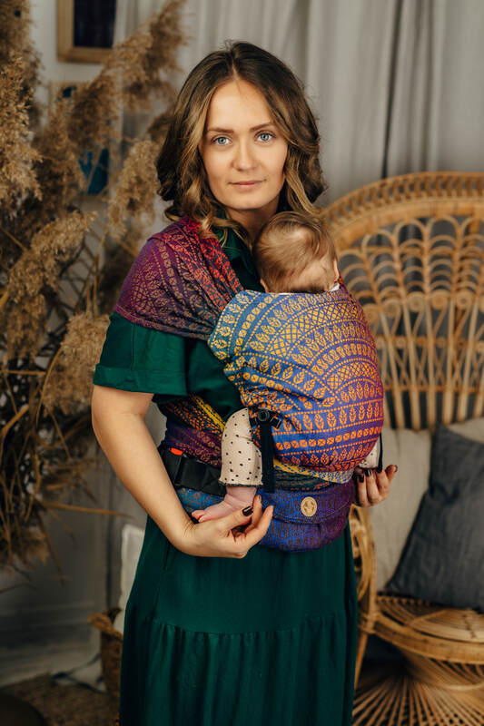 Lenny Lamb - LennyHybrid Half Buckle Carrier PEACOCK S TAIL BOLERO