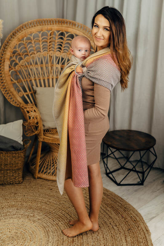 Lenny Lamb - Ring Sling BIG HERRINGBONE FANDANGO