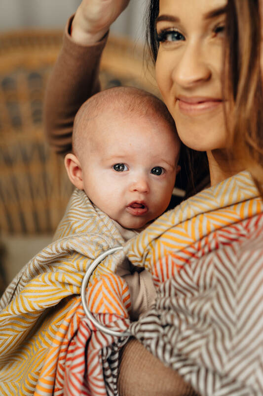 Lenny Lamb - Ring Sling BIG HERRINGBONE FANDANGO