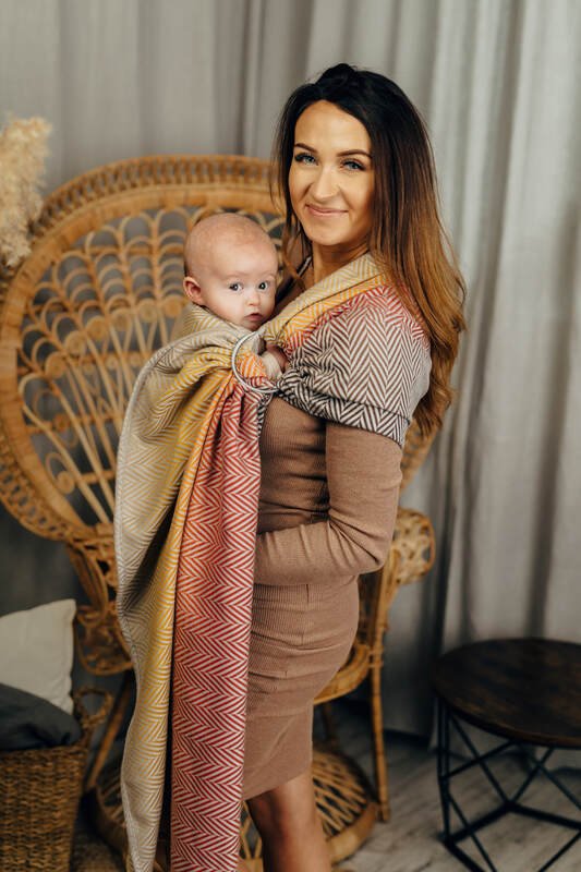 Lenny Lamb - Ring Sling BIG HERRINGBONE FANDANGO