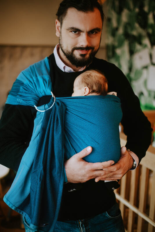 Lenny Lamb - Ring Sling LITTLE HERRINGBONE FADO