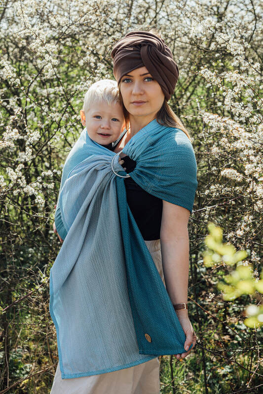 Lenny Lamb - Ring Sling LITTLE HERRINGBONE OBMRE BEBOP