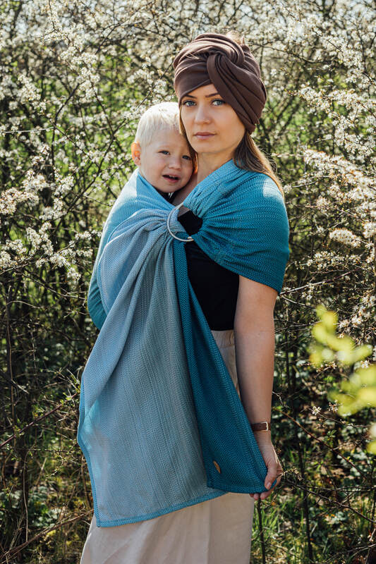 Lenny Lamb - Ring Sling LITTLE HERRINGBONE OBMRE BEBOP