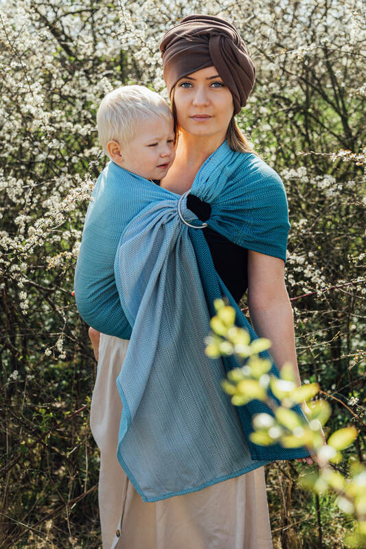 Lenny Lamb - Ring Sling LITTLE HERRINGBONE OBMRE BEBOP