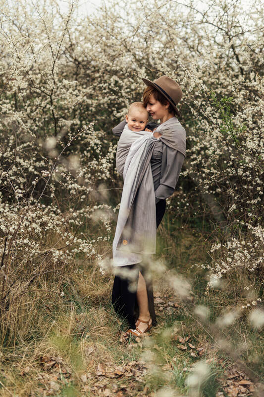 Lenny Lamb - Ring Sling LITTLE HERRINGBONE OBMRE RAGTIME