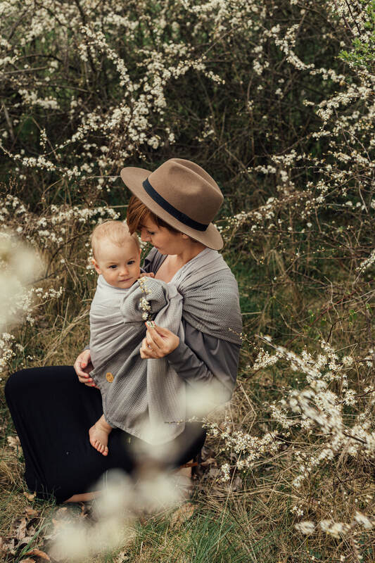 Lenny Lamb - Ring Sling LITTLE HERRINGBONE OBMRE RAGTIME