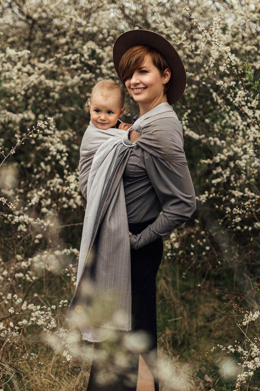 Lenny Lamb - Ring Sling LITTLE HERRINGBONE OBMRE RAGTIME