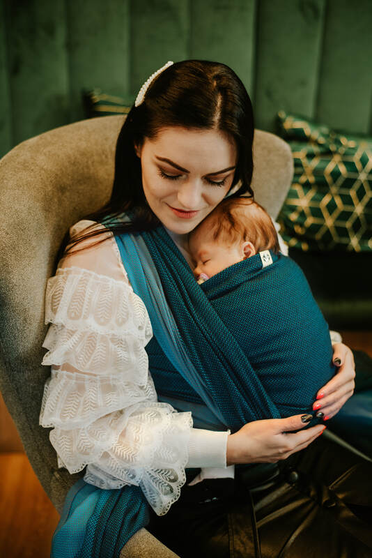 Lenny Lamb - Тъкан слинг-шал LITTLE HERRINGBONE FADO L