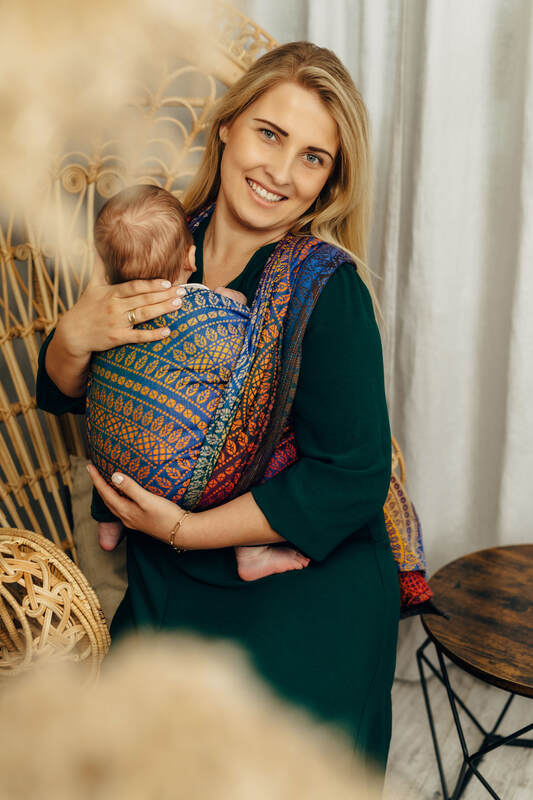 Lenny Lamb - Тъкан слинг-шал PEACOCK S TAIL BOLERO M