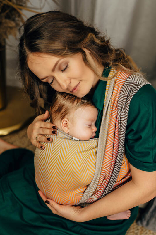 Lenny Lamb - Тъкан слинг-шал BIG HERRINGBONE FANDANGO S