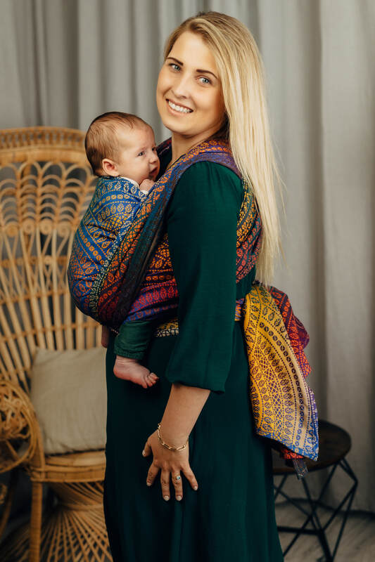 Lenny Lamb - Тъкан слинг-шал PEACOCK S TAIL BOLERO S