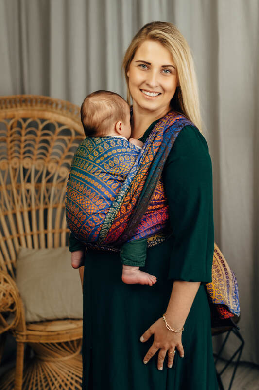 Lenny Lamb - Тъкан слинг-шал PEACOCK S TAIL BOLERO S