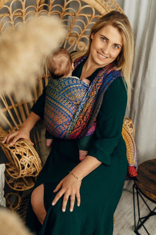 Lenny Lamb - Тъкан слинг-шал PEACOCK S TAIL BOLERO S