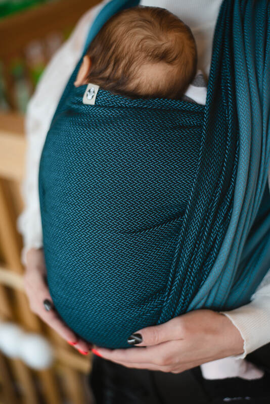 Lenny Lamb - Тъкан слинг-шал LITTLE HERRINGBONE FADO XS