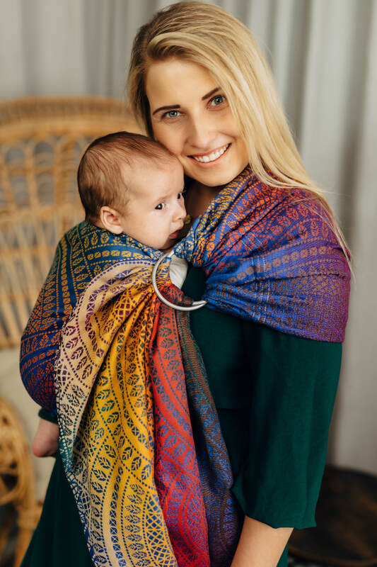 Lenny Lamb - Ring Sling PEACOCK S TAIL BOLERO