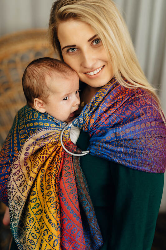 Lenny Lamb - Ring Sling PEACOCK S TAIL BOLERO