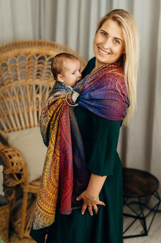 Lenny Lamb - Ring Sling PEACOCK S TAIL BOLERO