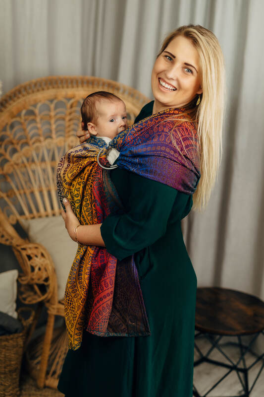 Lenny Lamb - Ring Sling PEACOCK S TAIL BOLERO
