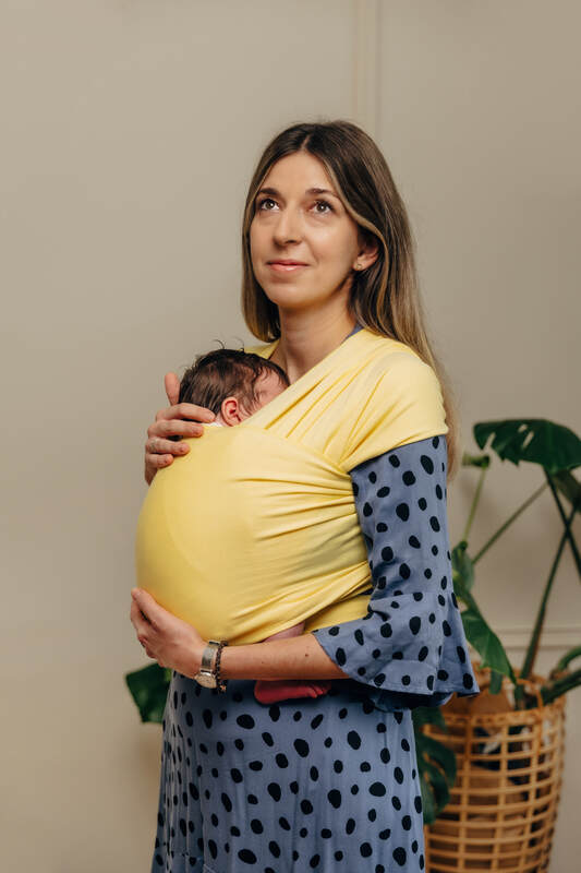Lenny Lamb - Stretchy/Elastic Baby Sling - Sunbeam - standard size 5.0 m (grade B) B