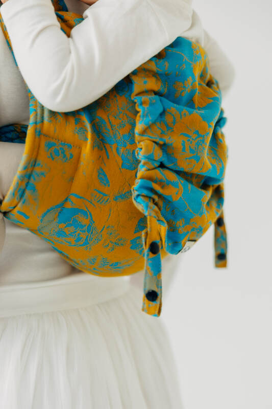 Lenny Lamb - Lenny Buckle Onbuhimo PRO baby carrier PRO RETRO N ROSES ROSARIUM