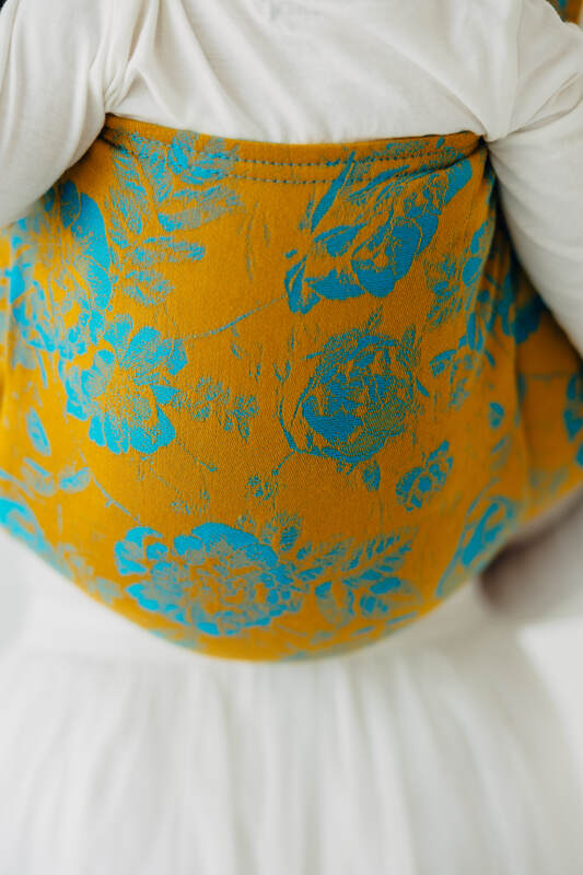 Lenny Lamb - Lenny Buckle Onbuhimo PRO baby carrier PRO RETRO N ROSES ROSARIUM