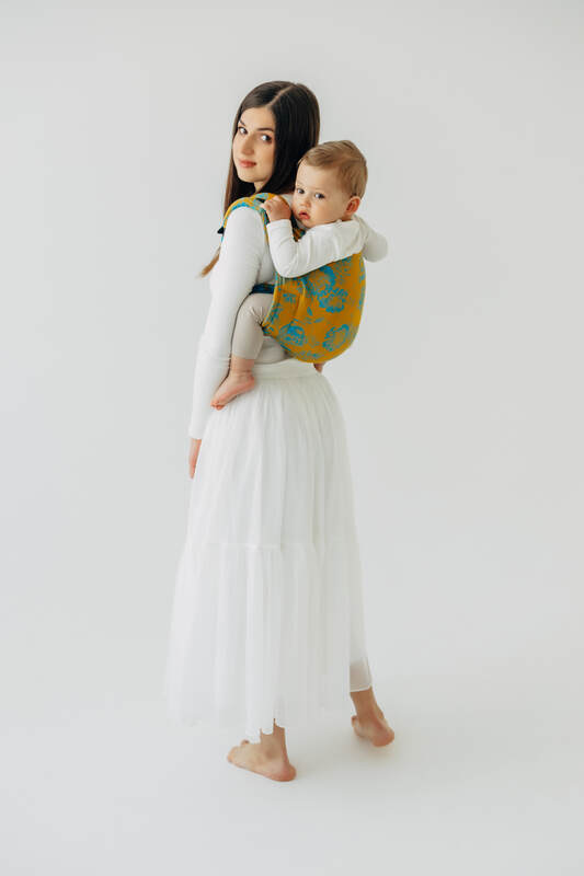 Lenny Lamb - Lenny Buckle Onbuhimo PRO baby carrier PRO RETRO N ROSES ROSARIUM