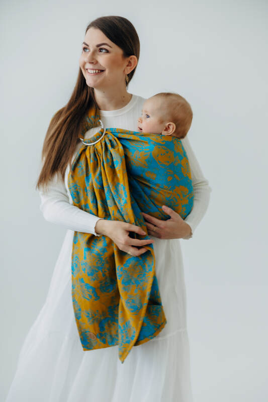 Lenny Lamb - Ring Sling RETRO N ROSES ROSARIUM