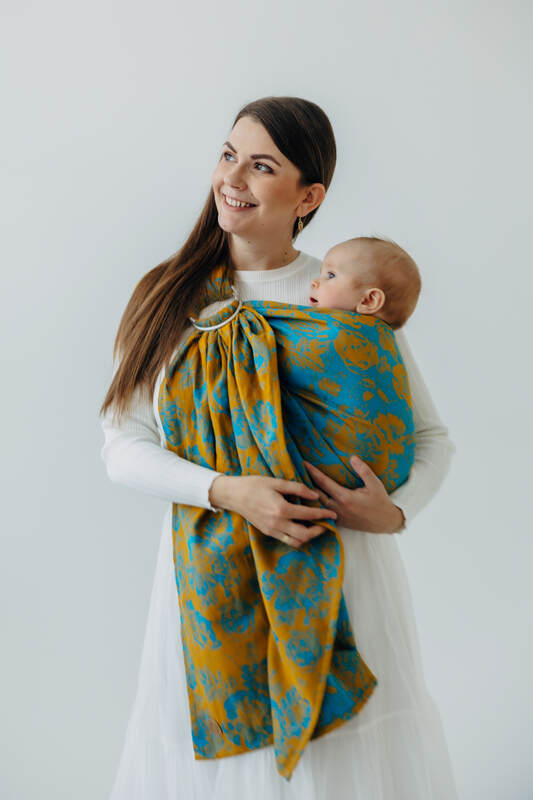 Lenny Lamb - Ring Sling RETRO N ROSES ROSARIUM