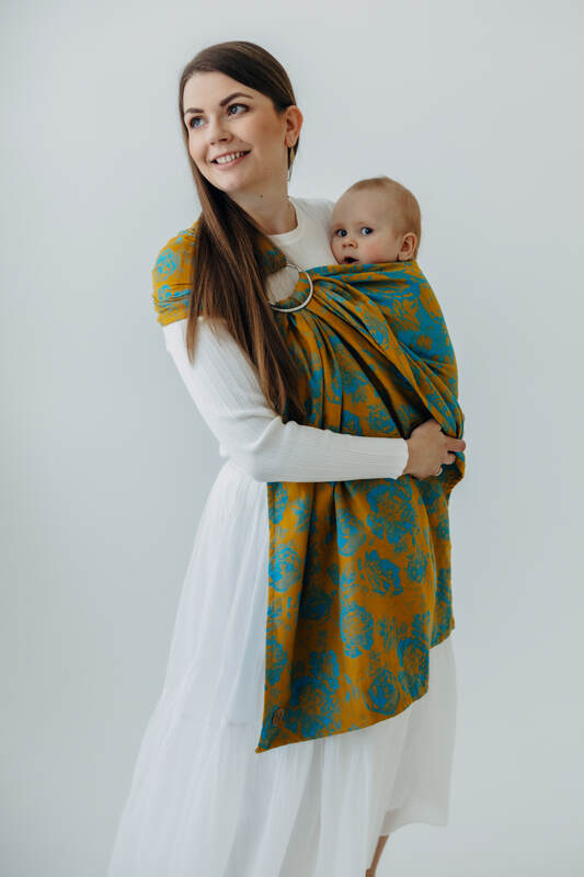 Lenny Lamb - Ring Sling RETRO N ROSES ROSARIUM