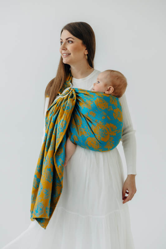 Lenny Lamb - Ring Sling RETRO N ROSES ROSARIUM