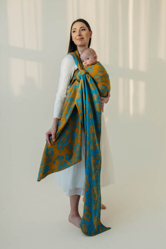 Lenny Lamb - Тъкан слинг-шал RETRO N ROSES ROSARIUM XS