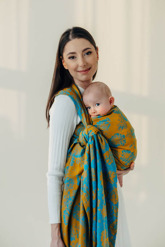 Lenny Lamb - Тъкан слинг-шал RETRO N ROSES ROSARIUM XS