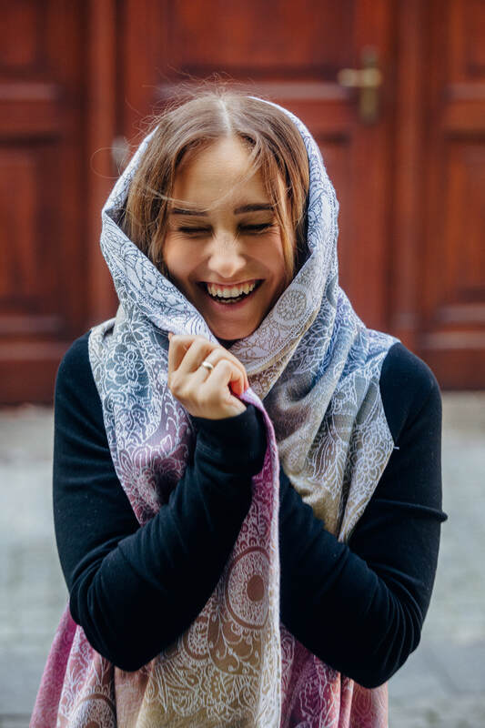 Lenny Lamb - Long Cardigan - size L/XL - WILD WINE - VINEYARD (98% cotton L XL WILD WINE VINEYARD B