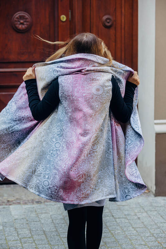 Lenny Lamb - Long Cardigan - size L/XL - WILD WINE - VINEYARD (98% cotton L XL WILD WINE VINEYARD B