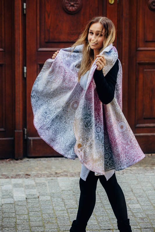 Lenny Lamb - Long Cardigan - size L/XL - WILD WINE - VINEYARD (98% cotton L XL WILD WINE VINEYARD B